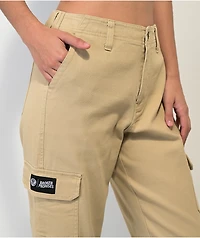 Broken Promises Embrace Khaki Cargo Pants