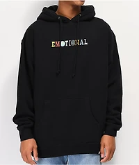 Broken Promises Emotional Black Hoodie