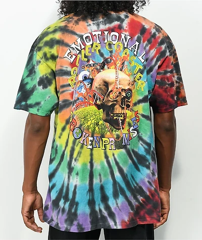 Broken Promises Emotional Rollercoaster Tie Dye T-Shirt