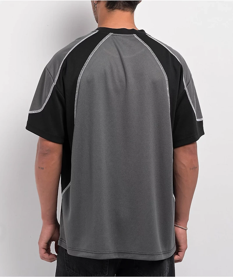 Broken Promises Emotional Sports Black & Grey Soccer Jersey