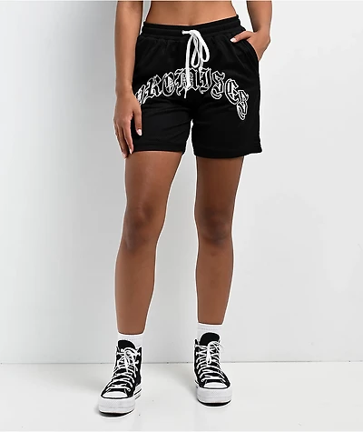 Broken Promises Enemy Black Mesh Shorts