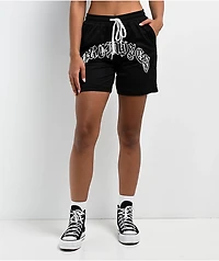 Broken Promises Enemy Black Mesh Shorts