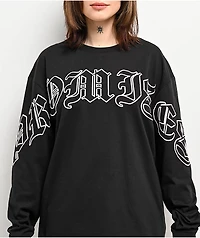 Broken Promises Enemy Crew Black Long Sleeve T-Shirt