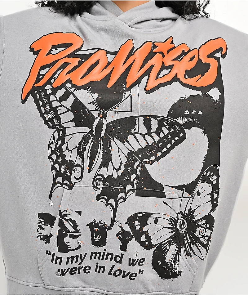 Broken Promises Eternally Grey Hoodie