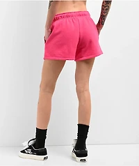 Broken Promises Faceless Pink Rhinestone Sweat Shorts