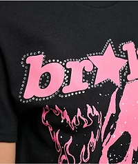 Broken Promises Faceless Rhinestone Black T-Shirt