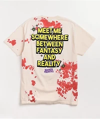 Broken Promises Fantasy And Reality White Tie Dye T-Shirt