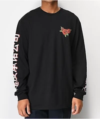 Broken Promises Forever Kanji Black Long Sleeve T-Shirt
