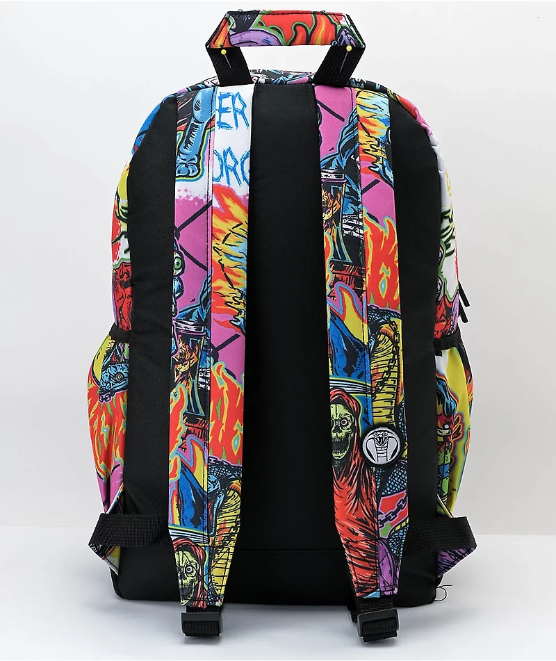 Broken Promises Forgiveness Red, Pink & Blue Backpack