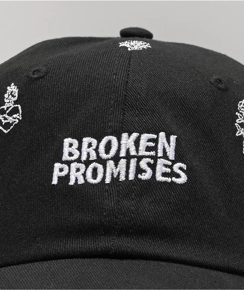 Broken Promises Fortune Black Strapback Hat