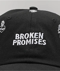 Broken Promises Fortune Black Strapback Hat