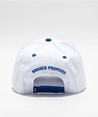 Broken Promises Fragile White & Blue Snapback Hat