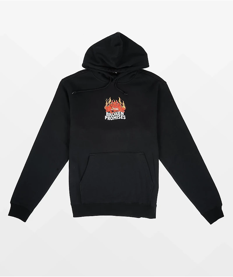 Broken Promises Frog Guide Black Hoodie