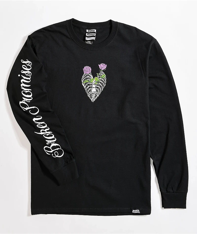 Broken Promises Fun & Games Black Long Sleeve T-Shirt