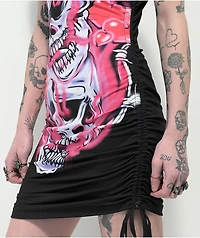 Broken Promises Gets Hurt Cinched Black Dress