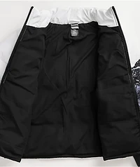 Broken Promises Glacier Cold Black & White Puffer Jacket