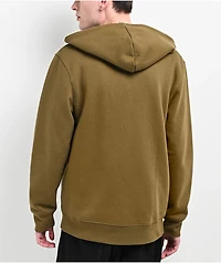 Broken Promises Graveyard Applique Green Zip Hoodie