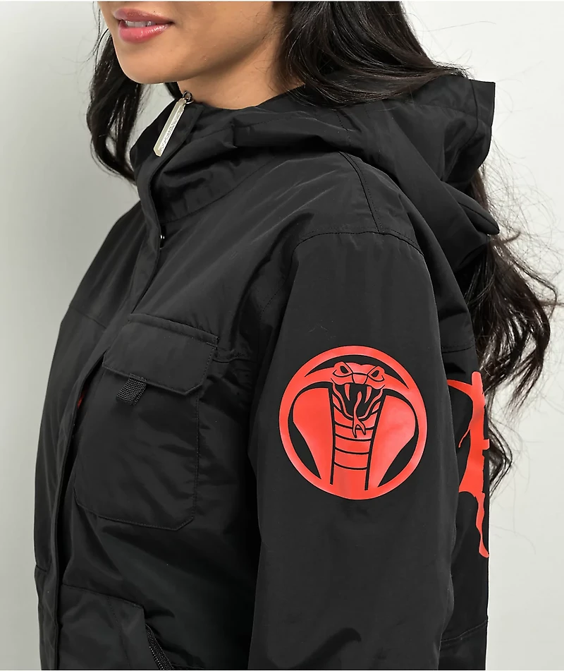 Broken Promises Graveyard Black Anorak Snowboard Jacket