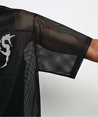 Broken Promises Graveyard Black Crop Football Jersey