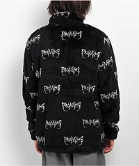 Broken Promises Graveyard Black Sherpa Jacket