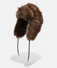 Broken Promises Graveyard Faux Fur Trapper Hat