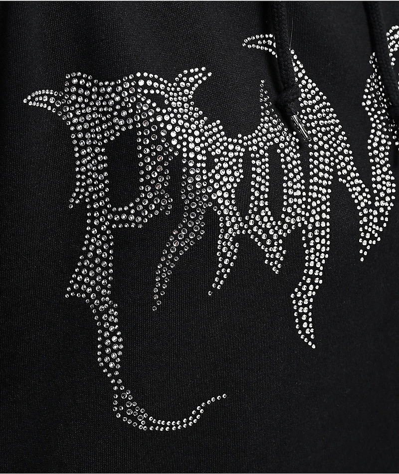 Broken Promises Graveyard Horn Black Hoodie