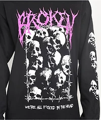 Broken Promises Headcount Black Long Sleeve T-Shirt