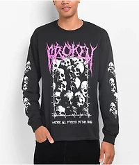 Broken Promises Headcount Black Long Sleeve T-Shirt