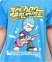 Broken Promises Heartstrings Blue T-Shirt