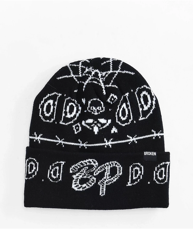 Broken Promises Hell Billy Black Beanie