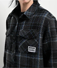 Broken Promises Hitchhiker Blue Flannel Shirt