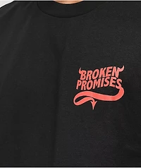Broken Promises Hotter Than Hell Black T-Shirt