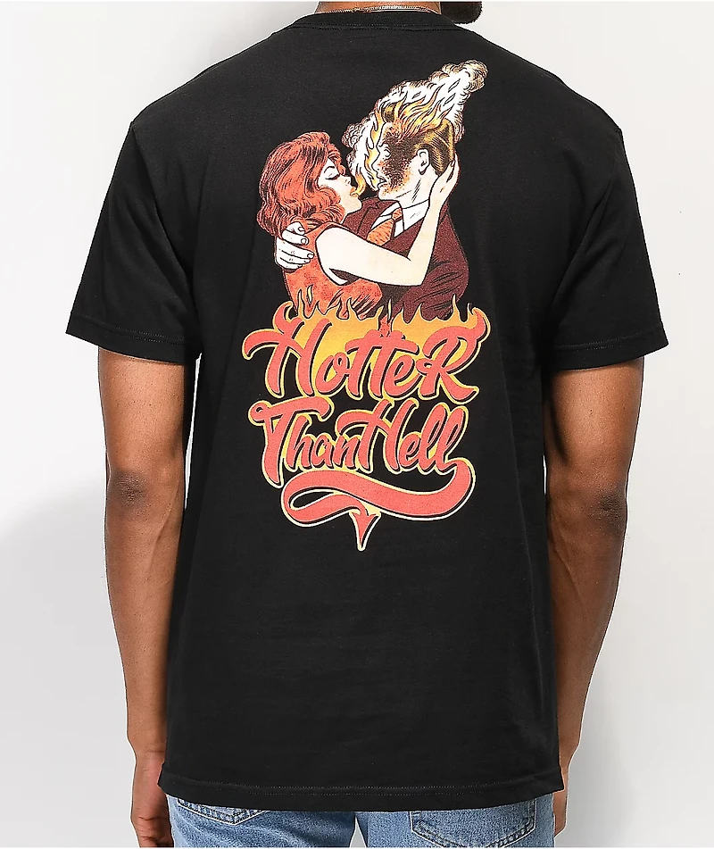 Broken Promises Hotter Than Hell Black T-Shirt