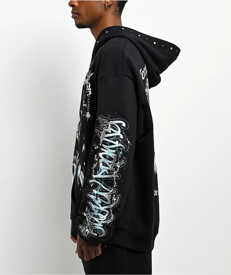 Broken Promises In The Moment Black Hoodie
