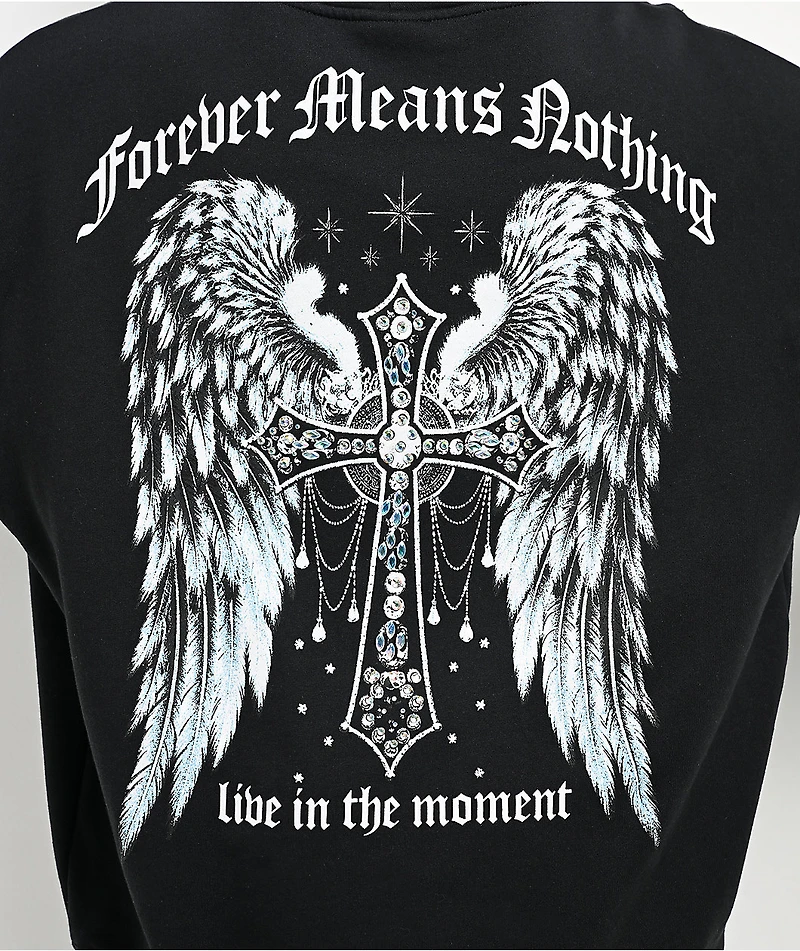 Broken Promises In The Moment Black Hoodie