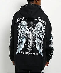 Broken Promises In The Moment Black Hoodie