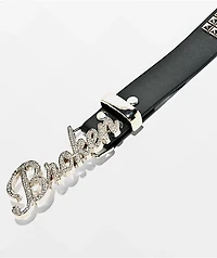 Broken Promises In The Moment Studded Black Belt