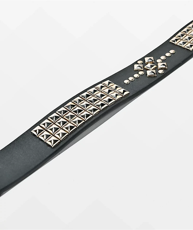 Broken Promises In The Moment Studded Black Belt