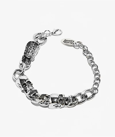Broken Promises Infatuated Silver Bracelet