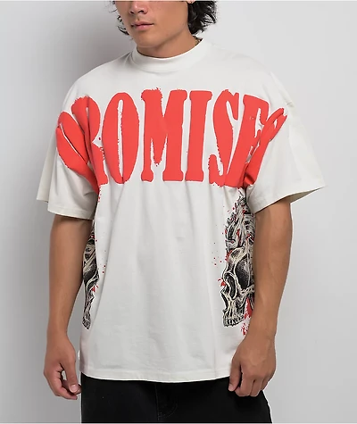 Broken Promises Intrusive Thoughts Natural White T-Shirt