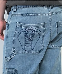 Broken Promises Jody Light Blue Carpenter Jeans