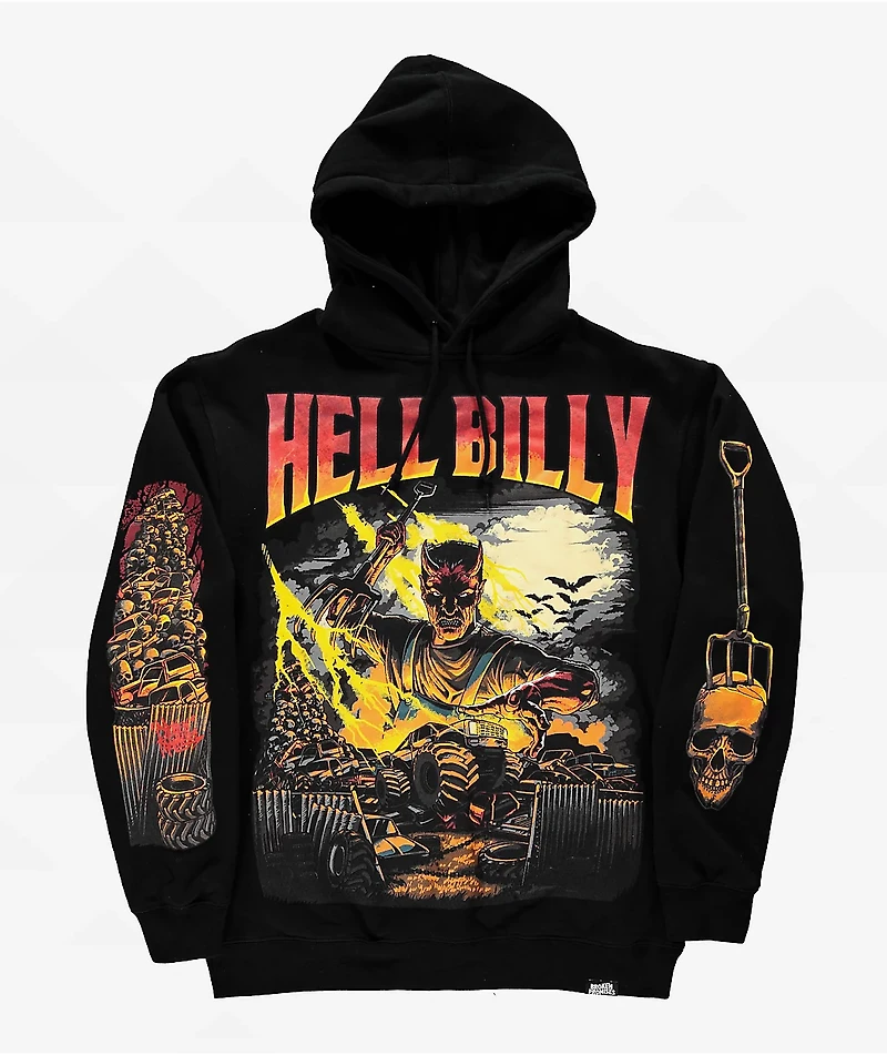 Broken Promises Junkyard Black Hoodie