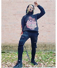 Broken Promises Knuckle Down Black Hoodie