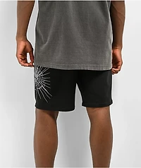 Broken Promises LSD Reaper Black Sweat Shorts