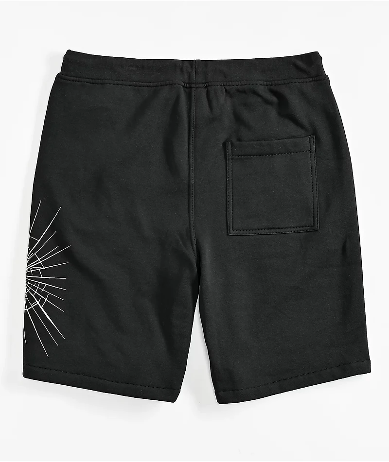 Broken Promises LSD Reaper Black Sweat Shorts