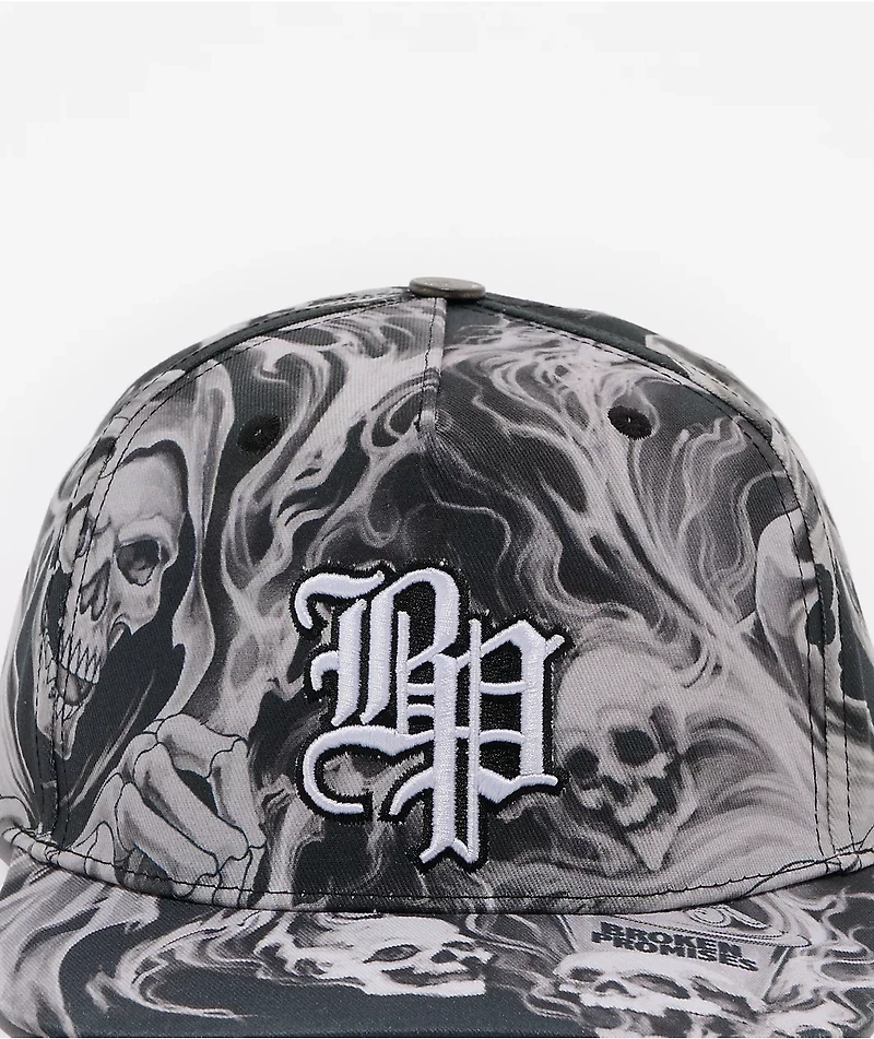 Broken Promises Lantern Black Snapback Hat