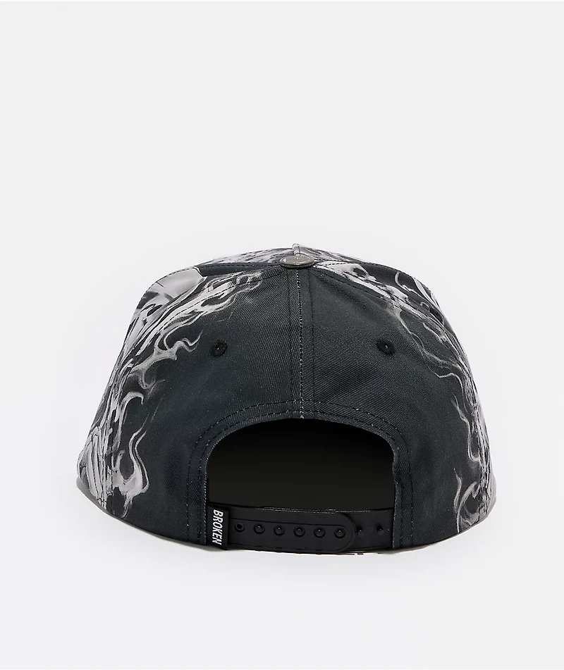 Broken Promises Lantern Black Snapback Hat