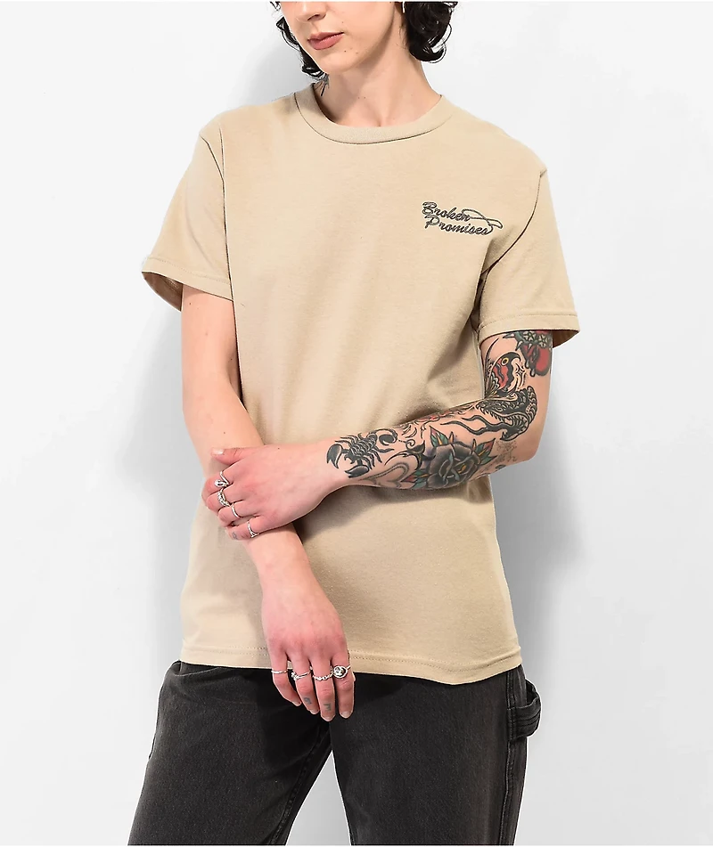 Broken Promises Last Rodeo Tan T-Shirt