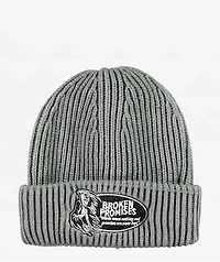 Broken Promises Last Words Grey Beanie
