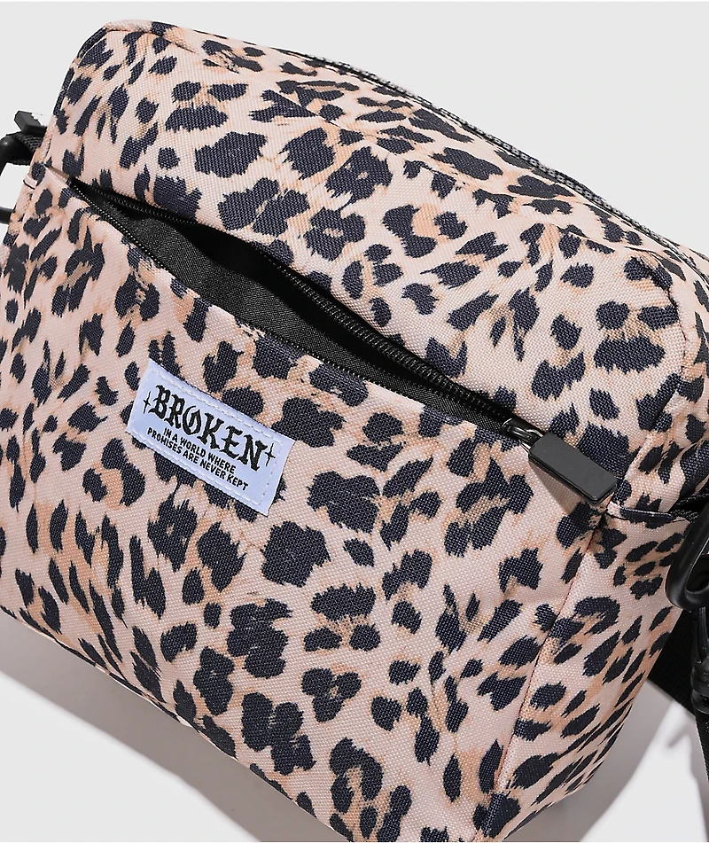 Broken Promises Leopard Crossbody Bag